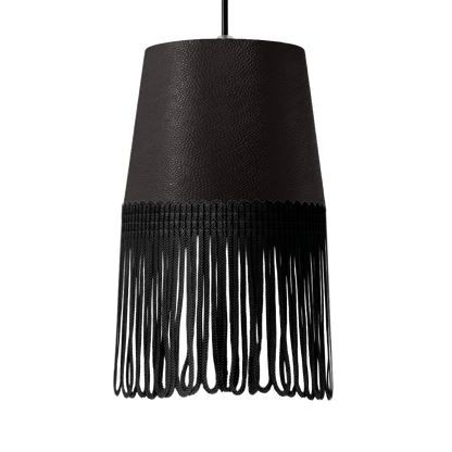 Lampe interiør nappa chokoladebrun - Sort - KJoF - 5cm - 