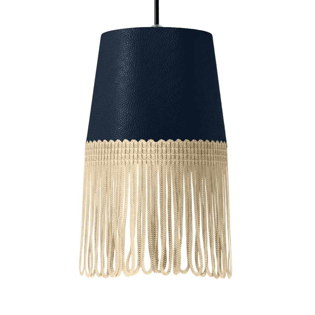 Lampe interiør nappa cobalt blå - Beige - KJoF - 5cm - 
