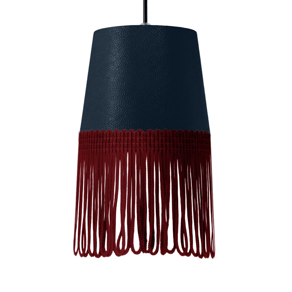 Lampe interiør nappa cobalt blå - Bordeaux - KJoF - 5cm - 