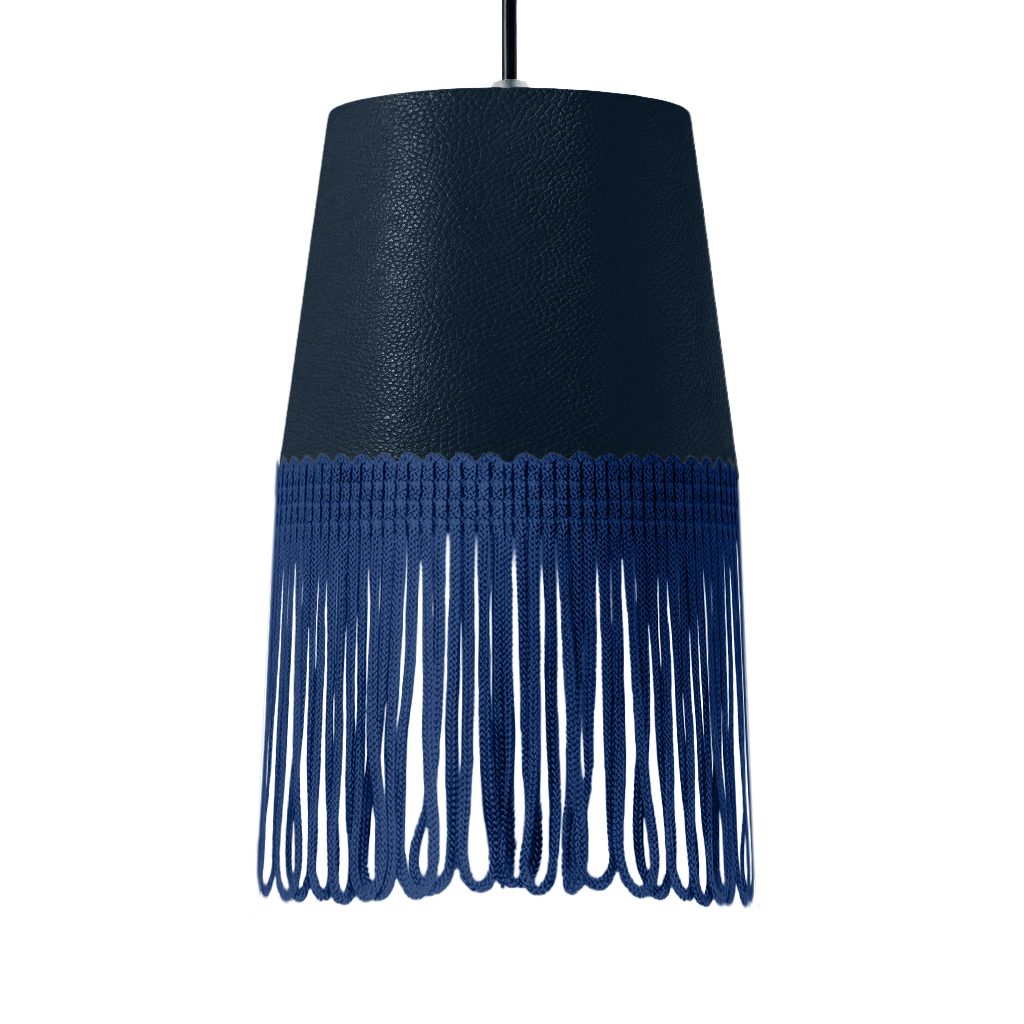Lampe interiør nappa cobalt blå - Mørkeblå - KJoF - 5cm - 
