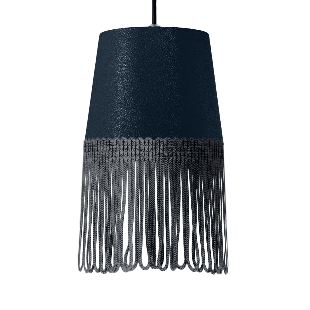Lampe interiør nappa cobalt blå - Mørkegrå - KJoF - 5cm - 