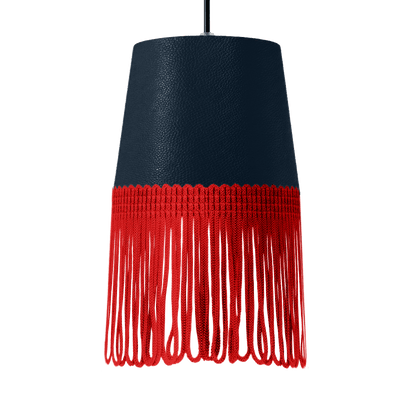 Lampe interiør nappa cobalt blå - Rød - KJoF - 5cm - 