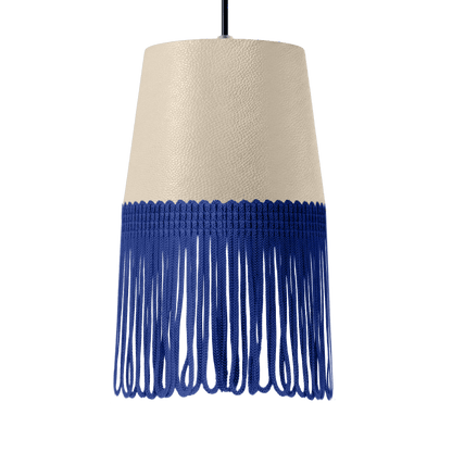 Lampe interiør nappa cream - Blå - KJoF - 5cm - 