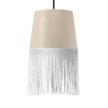 Lampe interiør nappa cream - Hvid - KJoF - 5cm - 
