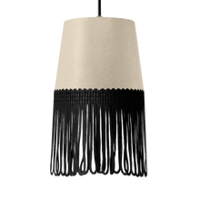 Lampe interiør nappa cream - Sort - KJoF - 5cm - 