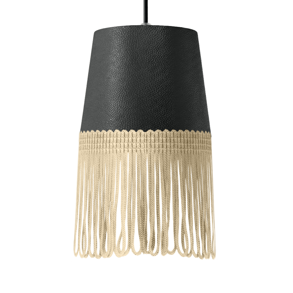 Lampe interiør nappa grå - Beige - KJoF - 5cm - 