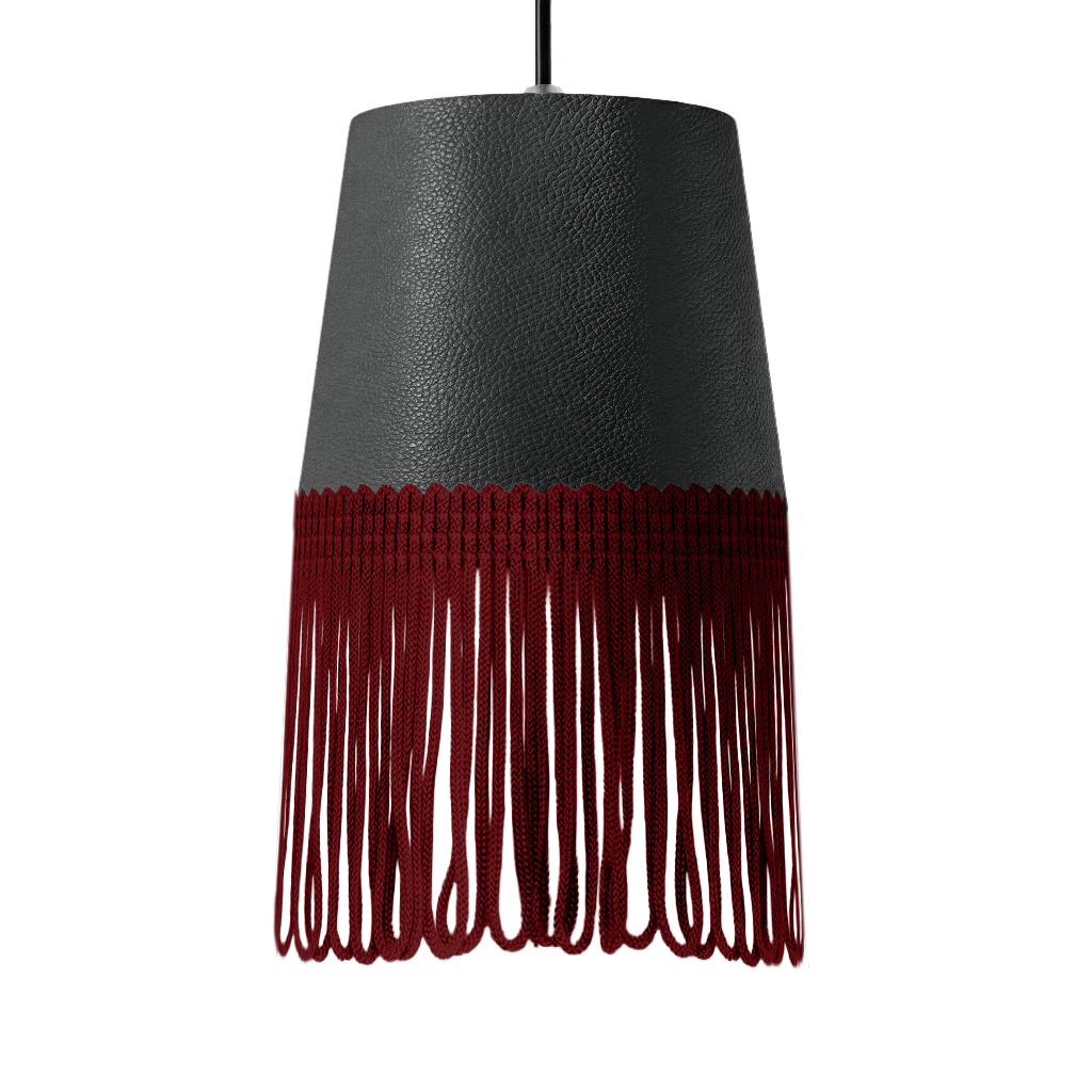 Lampe interiør nappa grå - Bordeaux - KJoF - 5cm - 