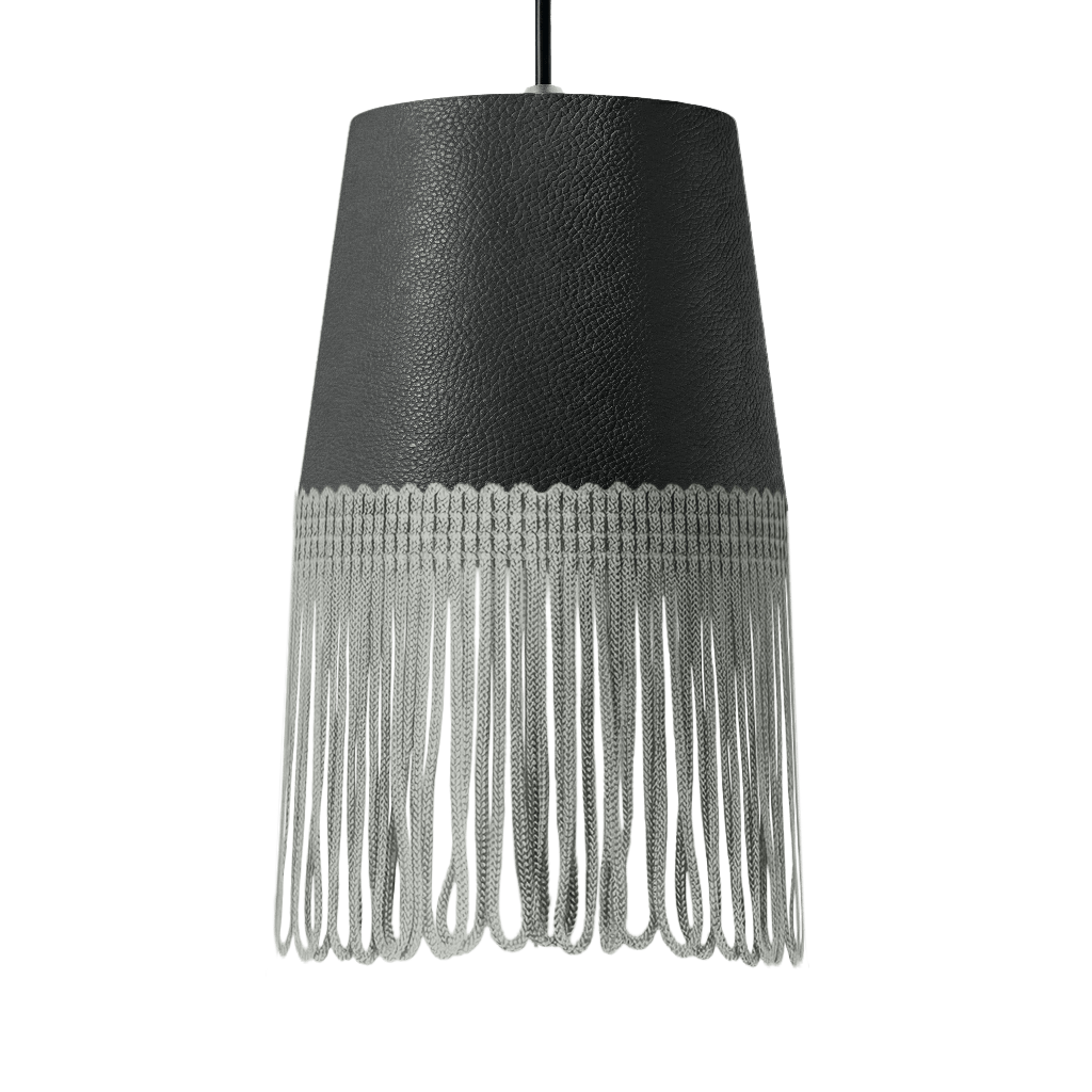 Lampe interiør nappa grå - Grå - KJoF - 5cm - 