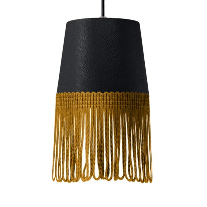 Lampe interiør nappa grafitgrå - Guld - KJoF - 5cm - 