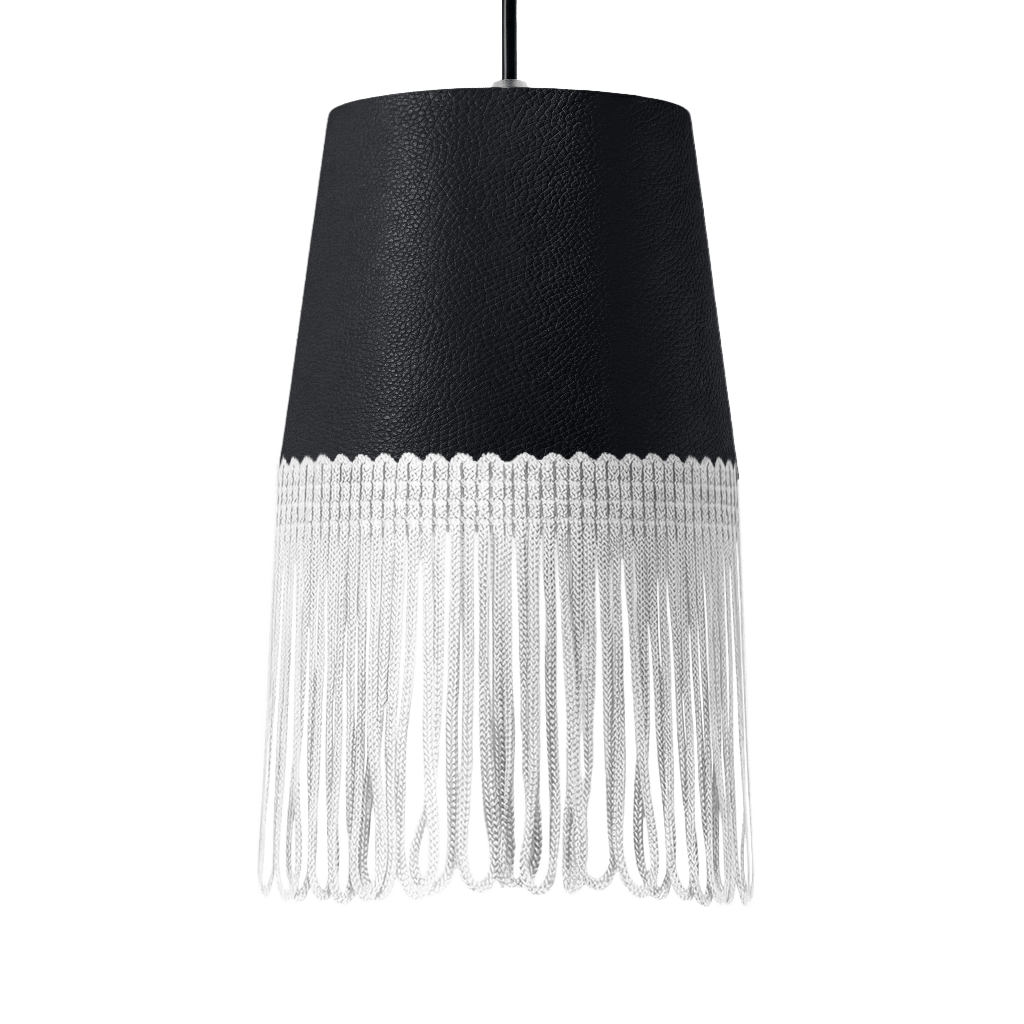 Lampe interiør nappa grafitgrå - Hvid - KJoF - 5cm - 