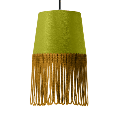 Lampe interiør nappa grøn - Guld - KJoF - 5cm - 