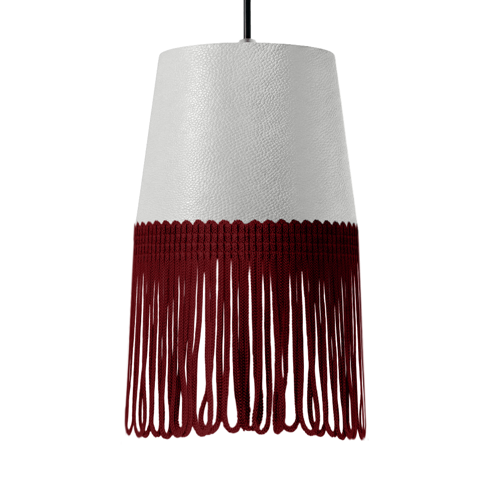 Lampe interiør nappa hvid - Bordeaux - KJoF - 5cm - 
