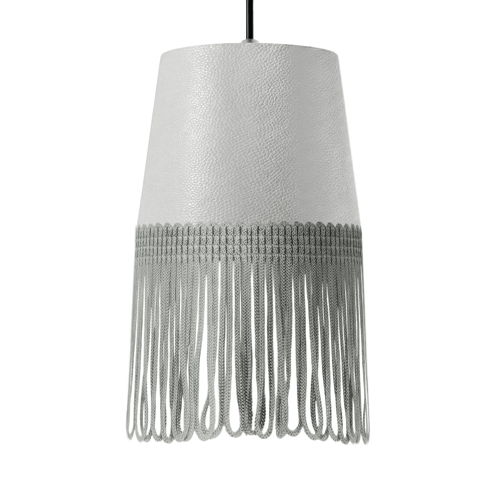 Lampe interiør nappa hvid - Grå - KJoF - 5cm - 