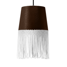 Lampe interiør nappa kaffebrun - Hvid - KJoF - 5cm - 