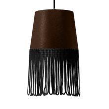 Lampe interiør nappa kaffebrun - Sort - KJoF - 5cm - 