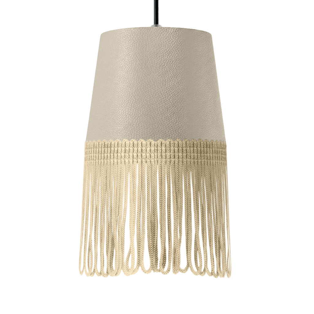 Lampe interiør nappa lys beige - Beige - KJoF - 5cm - 