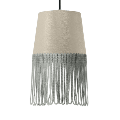 Lampe interiør nappa lys beige - Grå - KJoF - 5cm - 