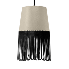 Lampe interiør nappa lys beige - Sort - KJoF - 5cm - 