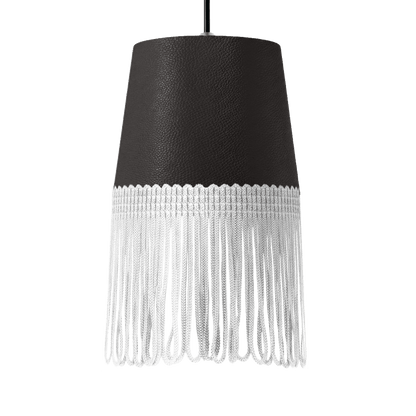 Lampe interiør nappa mørkegrå - Hvid - KJoF - 5cm - 