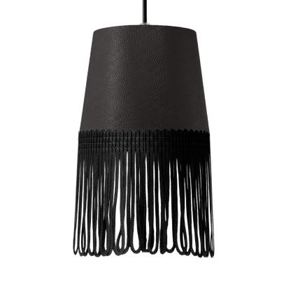 Lampe interiør nappa mørkegrå - Sort - KJoF - 5cm - 