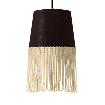 Lampe interiør nappa mokkabrun - Beige - KJoF - 5cm - 