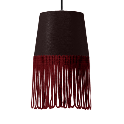 Lampe interiør nappa mokkabrun - Bordeaux - KJoF - 5cm - 