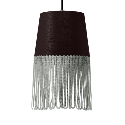 Lampe interiør nappa mokkabrun - Grå - KJoF - 5cm - 