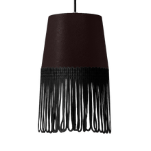 Lampe interiør nappa mokkabrun - Sort - KJoF - 5cm - 