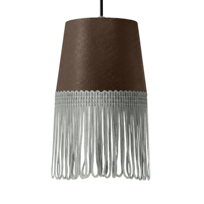 Lampe interiør nappa mudderbrun - Grå - KJoF - 5cm - 