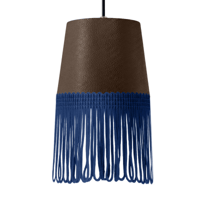 Lampe interiør nappa mudderbrun - Mørkeblå - KJoF - 5cm - 