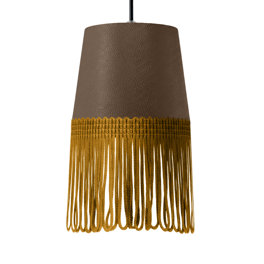 Lampe interiør nappa muldvarp - Guld - KJoF - 5cm - 