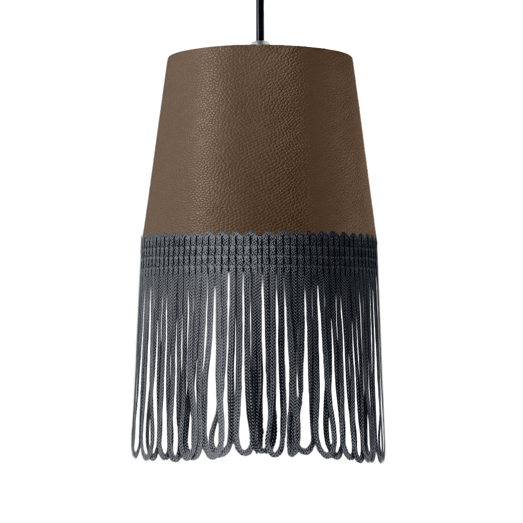 Lampe interiør nappa muldvarp - Mørkegrå - KJoF - 5cm - 