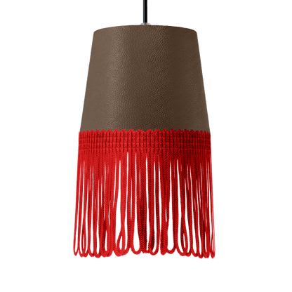 Lampe interiør nappa muldvarp - Rød - KJoF - 5cm - 