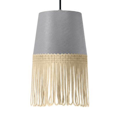 Lampe interiør nappa mussegrå - Beige - KJoF - 5cm - 