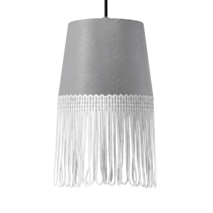 Lampe interiør nappa mussegrå - Hvid - KJoF - 5cm - 
