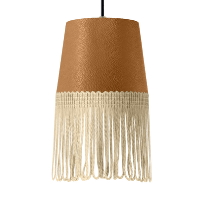 Lampe interiør nappa naturlæder - Beige - KJoF - 5cm - 