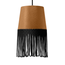 Lampe interiør nappa naturlæder - Sort - KJoF - 5cm - 