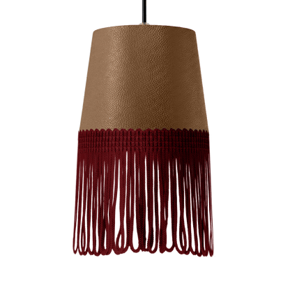 Lampe interiør nappa nougat - Bordeaux - KJoF - 5cm - 
