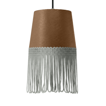 Lampe interiør nappa nougat - Grå - KJoF - 5cm - 