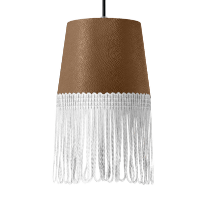 Lampe interiør nappa nougat - Hvid - KJoF - 5cm - 