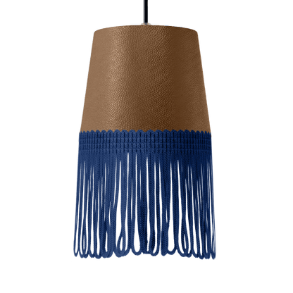 Lampe interiør nappa nougat - Mørkeblå - KJoF - 5cm - 