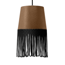 Lampe interiør nappa nougat - Sort - KJoF - 5cm - 