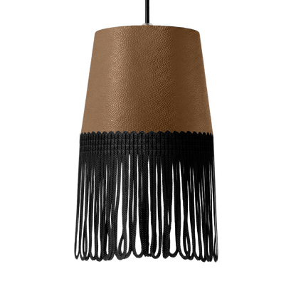 Lampe interiør nappa nougat - Sort - KJoF - 5cm - 