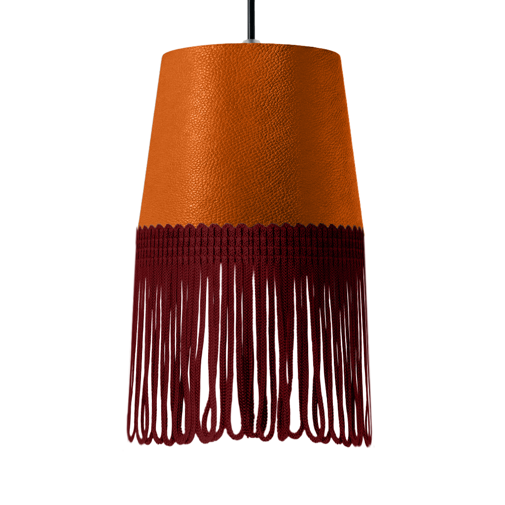 Lampe interiør nappa orange - Bordeaux - KJoF - 5cm - 