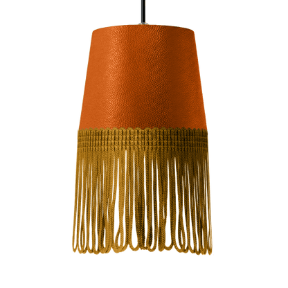 Lampe interiør nappa orange - Guld - KJoF - 5cm - 