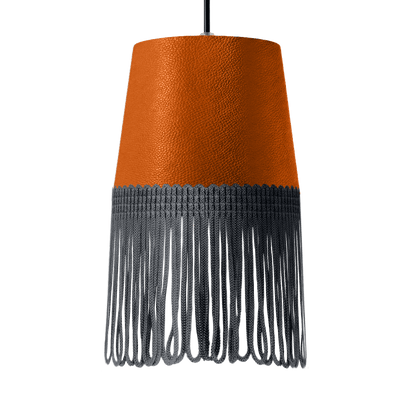 Lampe interiør nappa orange - Mørkegrå - KJoF - 5cm - 