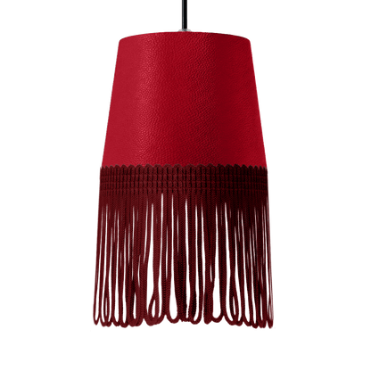 Lampe interiør nappa rød - Bordeaux - KJoF - 5cm - 