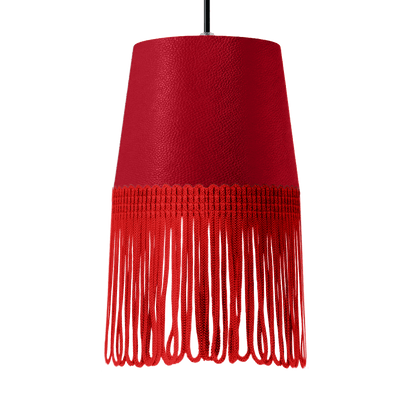 Lampe interiør nappa rød - Rød - KJoF - 5cm - 