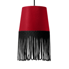 Lampe interiør nappa rød - Sort - KJoF - 5cm - 