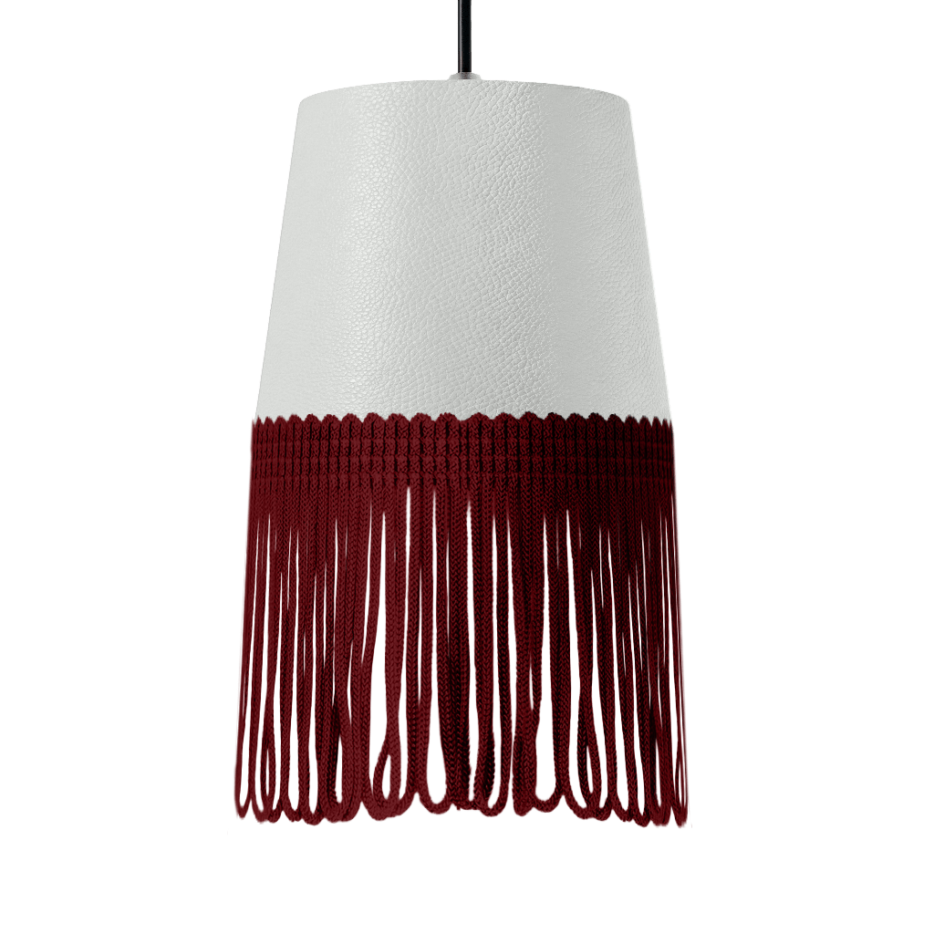 Lampe interiør nappa skyhvid - Bordeaux - KJoF - 5cm - 